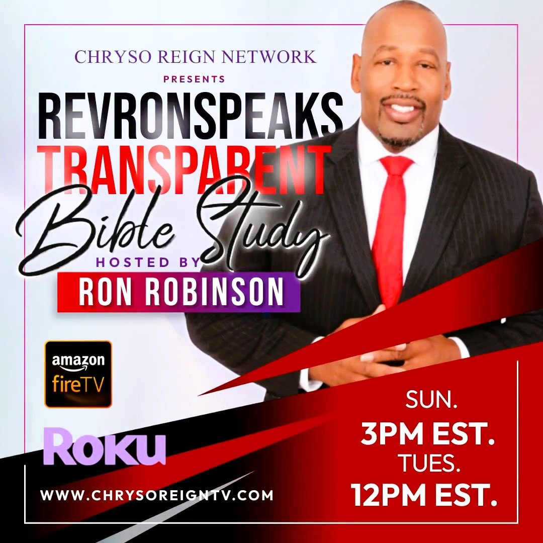RevRon Speaks — Transparent Bible Study